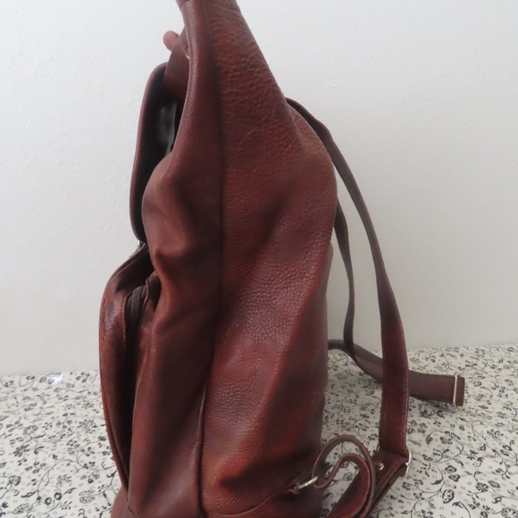 unbranded leather backpack bag - Picture 3 of 12